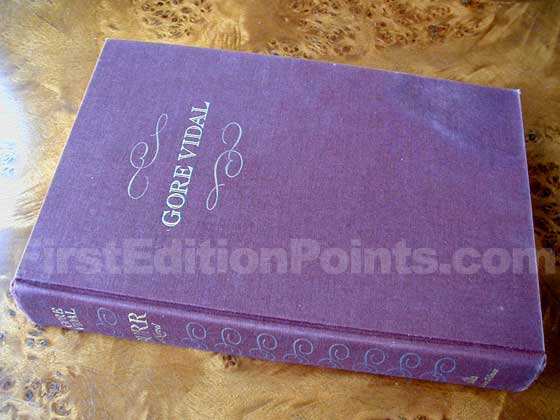 Picture of the first edition Random House boards for Burr. 