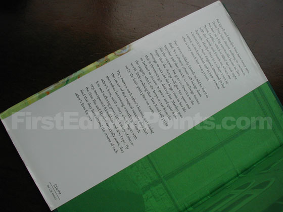 Picture of dust jacket where original &pound;16.99 price is found for Tara Road. 