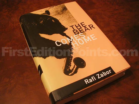 Picture of the 1997 first edition dust jacket for The Bear Comes Home. 