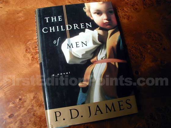 This is the dust jacket front of the first American edition of The Children of Men.  It 