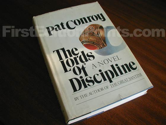 Picture of the 1980 first edition dust jacket for The Lords of Discipline. 