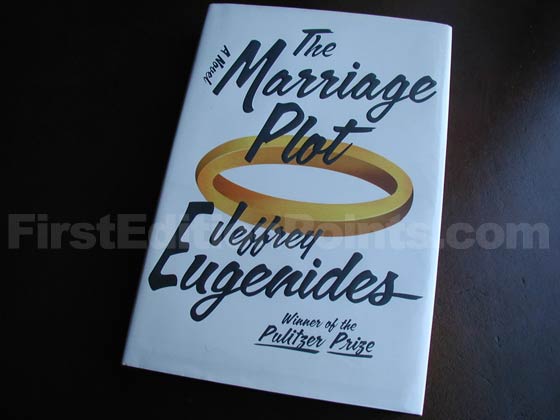 Picture of the 2011 first edition dust jacket for The Marriage Plot. 