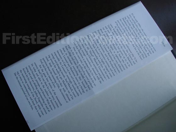 Picture of dust jacket where original $28.00 price is found for The Marriage Plot. 