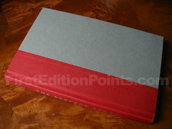 Picture of the first edition Norton & Company, Inc. boards for The Perfect Storm. 